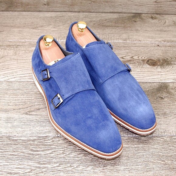 * NIB * $495 Nordstrom ZELLI Italia Legerra 9 M Goatskin Suede * add $15 Trees main image 9